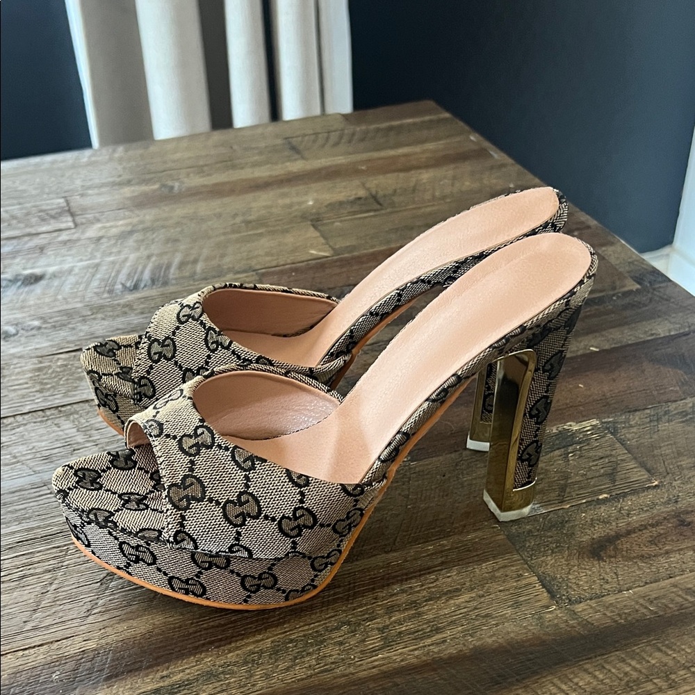 Peep Toe High Heels